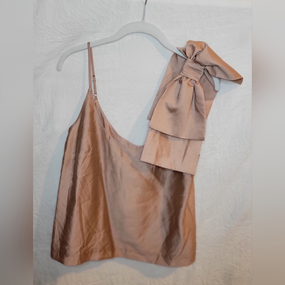 NWT Gianni Bini Caramel Jess Southern Bow Cami - Ladies Size Small